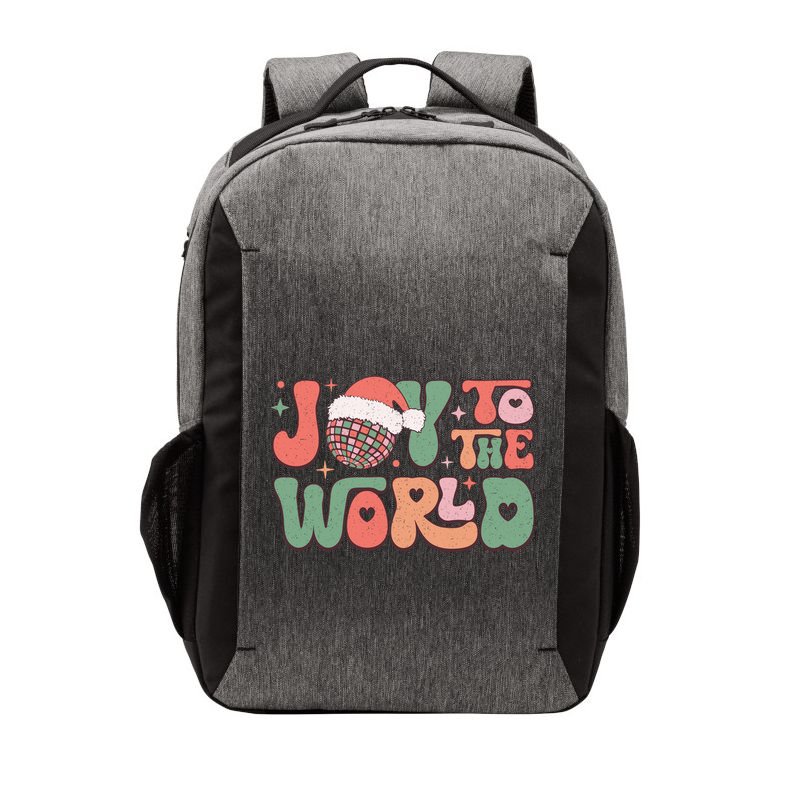 Joy To The World Festive Holiday Graphic Vector Backpack
