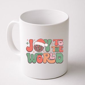 Joy To The World Festive Holiday Graphic Coffee Mug