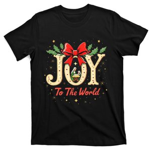 Joy To The World Nativity Jesus Christmas Religious Holiday T-Shirt