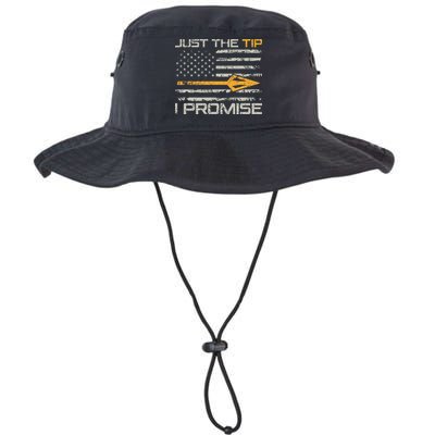 Just The Tip I Promise Funny Bow Hunter Archery Hunting Bucket Hat