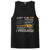 Just The Tip I Promise Funny Bow Hunter Archery Hunting PosiCharge Competitor Tank