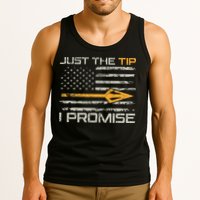Just The Tip I Promise Funny Bow Hunter Archery Hunting Tank Top