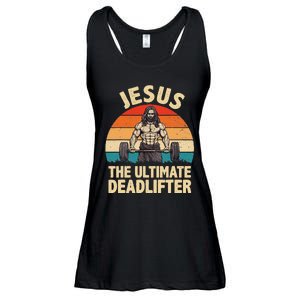 Jesus The Ultimate Deadlifter For Gym Men Women Ladies Essential Flowy Tank