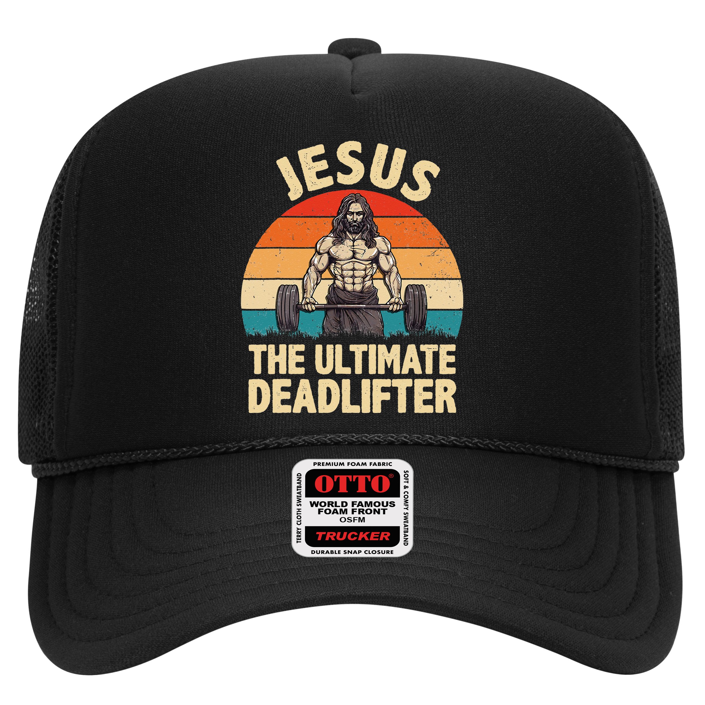 Jesus The Ultimate Deadlifter For Gym Men Women Hat