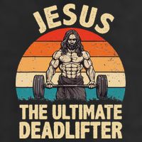 Jesus The Ultimate Deadlifter For Gym Men Women Hat