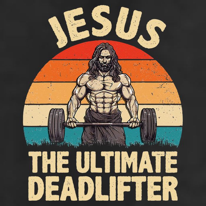 Jesus The Ultimate Deadlifter For Gym Men Women Hat
