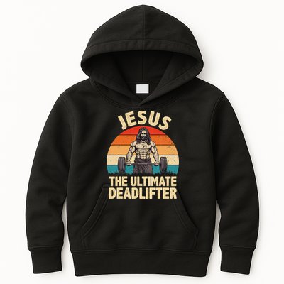 Jesus The Ultimate Deadlifter For Gym Men Women Kids Hoodie