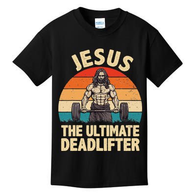 Jesus The Ultimate Deadlifter For Gym Men Women Kids T-Shirt