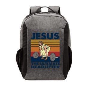 Jesus The Ultimate Deadlifter By Jesus Surfed Co Cute Gift Vector Backpack