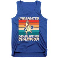 Jesus The Ultimate Deadlifter Funny Vintage Gym Christian Cool Gift Tank Top