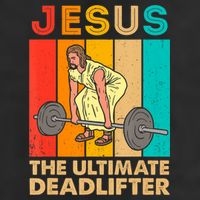 Jesus The Ultimate Deadlifter Vintage Gym Christian Hat