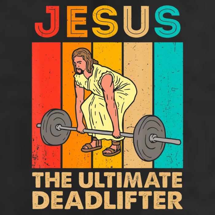 Jesus The Ultimate Deadlifter Vintage Gym Christian Hat