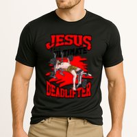 Jesus The Ultimate Deadlifter Msucle Deadlifting Funny Gift Cooling Performance Crew T-Shirt