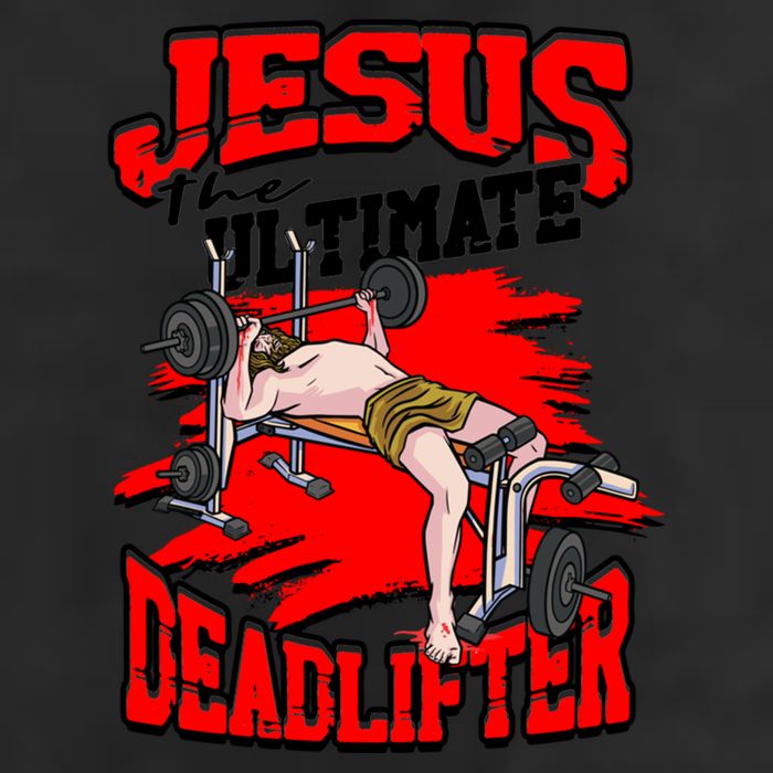 Jesus The Ultimate Deadlifter Msucle Deadlifting Funny Gift Adult Drive Performance Visor