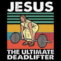 Jesus The Ultimate Deadlifter Funny Jesus Lifting Gym Impact Tech Backpack