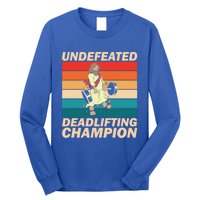 Jesus The Ultimate Deadlifter Funny Vintage Gym Christian Gift Long Sleeve Shirt