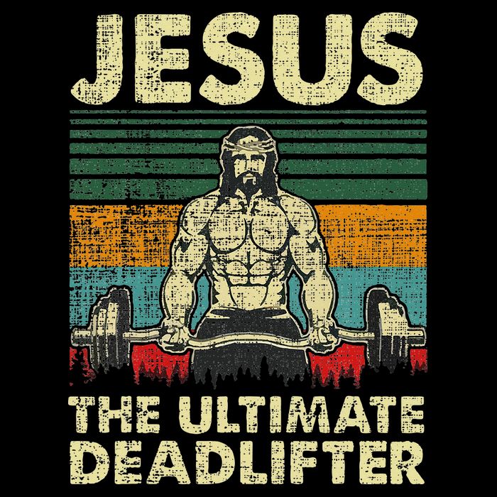 Jesus The Ultimate Deadlifter Funny Christian Workout Jesus Impact Tech Backpack