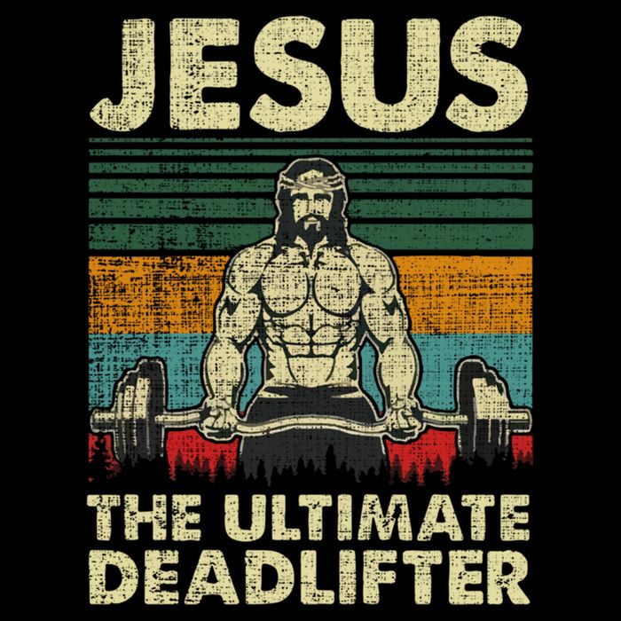 Jesus The Ultimate Deadlifter Funny Christian Workout Jesus Gift Mug