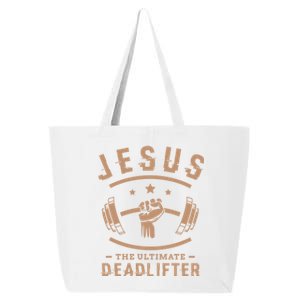 Jesus The Ultimate Deadlifter Funny Gift Fitness Fan Meaningful Gift 25L Jumbo Tote