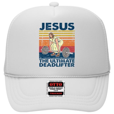 Jesus The Ultimate Deadlifter Funny Christian Gym Hat