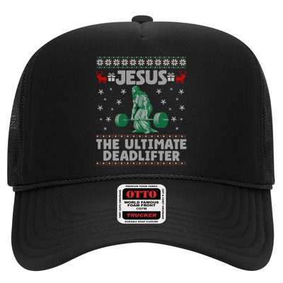 Jesus The Ultimate Deadlifter Christmas Ugly Sweater Cool Gift Hat