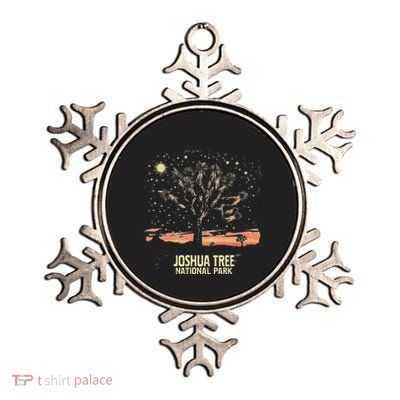 Joshua Tree Us National Park Metallic Star Ornament