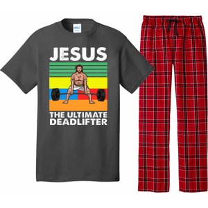 Jesus The Ultimate Deadlifter Fitness Humor Pajama Set