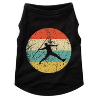 Javelin Throw Vintage Retro Track And Field Doggie Tank