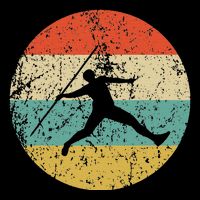 Javelin Throw Vintage Retro Track And Field Performance Shirt