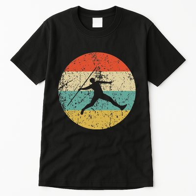 Javelin Throw Vintage Retro Track And Field Tall T-Shirt