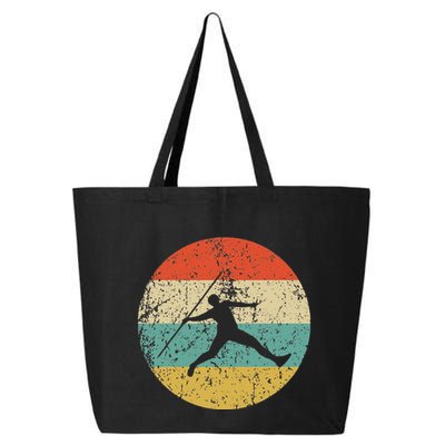 Javelin Throw Vintage Retro Track And Field 25L Jumbo Tote