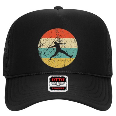 Javelin Throw Vintage Retro Track And Field Trucker Hat