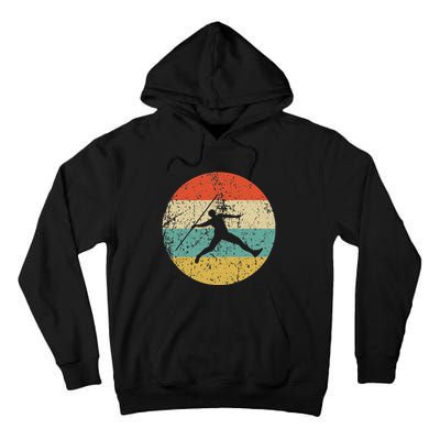 Javelin Throw Vintage Retro Track And Field Tall Hoodie