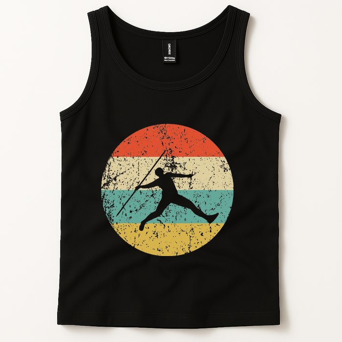 Javelin Throw Vintage Retro Track And Field Tank Top