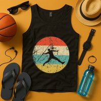 Javelin Throw Vintage Retro Track And Field Tank Top
