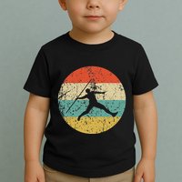 Javelin Throw Vintage Retro Track And Field Toddler T-Shirt