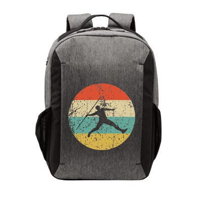 Javelin Throw Vintage Retro Track And Field Vector Backpack
