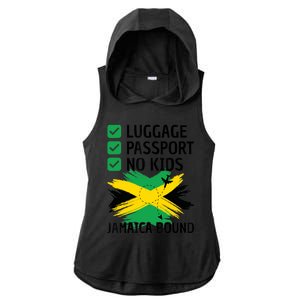 Jamaican Travel Vacation Outfit To Jamaica Wo Jamaica Ladies PosiCharge Tri-Blend Wicking Draft Hoodie Tank