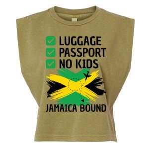 Jamaican Travel Vacation Outfit To Jamaica Wo Jamaica Garment-Dyed Women's Muscle Tee