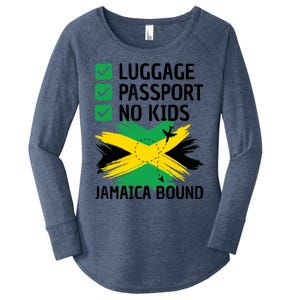 Jamaican Travel Vacation Outfit To Jamaica Wo Jamaica Women's Perfect Tri Tunic Long Sleeve Shirt