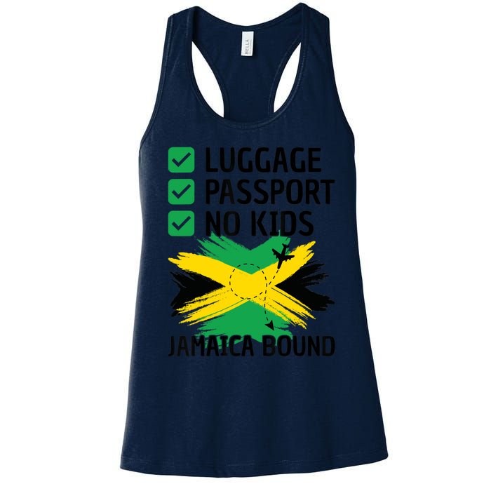 Jamaican Travel Vacation Outfit To Jamaica Wo Jamaica Women's Racerback Tank