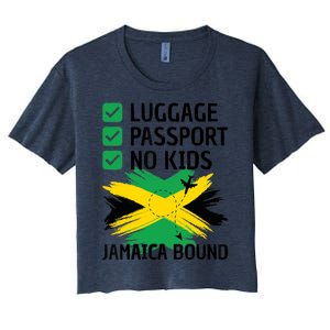 Jamaican Travel Vacation Outfit To Jamaica Wo Jamaica Women's Crop Top Tee