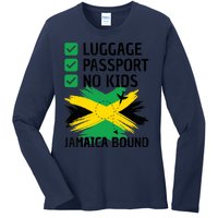 Jamaican Travel Vacation Outfit To Jamaica Wo Jamaica Ladies Long Sleeve Shirt