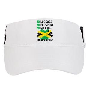 Jamaican Travel Vacation Outfit To Jamaica  Jamaica Adult Drive Performance Visor