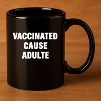 Justin Trudeau Vaccinated Cause Adults 11oz C Handle Ceramic Mug
