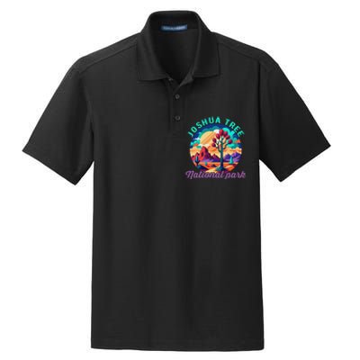 Joshua Tree Vintage National Park Us For Women Dry Zone Grid Polo