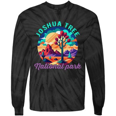 Joshua Tree Vintage National Park Us For Women Tie-Dye Long Sleeve Shirt