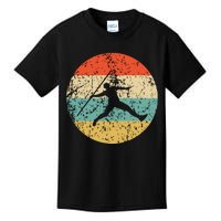 Javelin Throw Vintage Retro Track And Field Kids T-Shirt