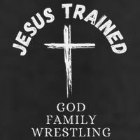 Jesus Trained Wrestling Jesus Trained God Family Wrestling Hat