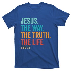 Jesus The Way Truth Life Christian Worship T-Shirt